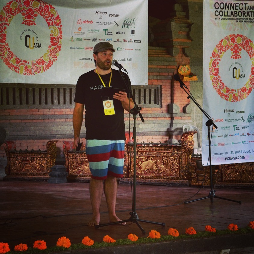 Bret Morgan speaking at CU Asia 2015